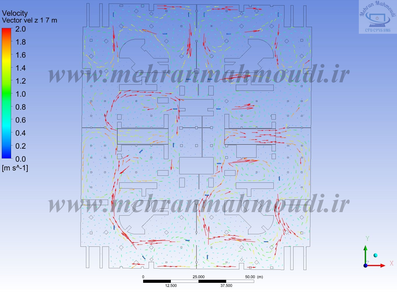 تحلیل آلاینده های خودرو در پارکینگ با استفاده از CFD