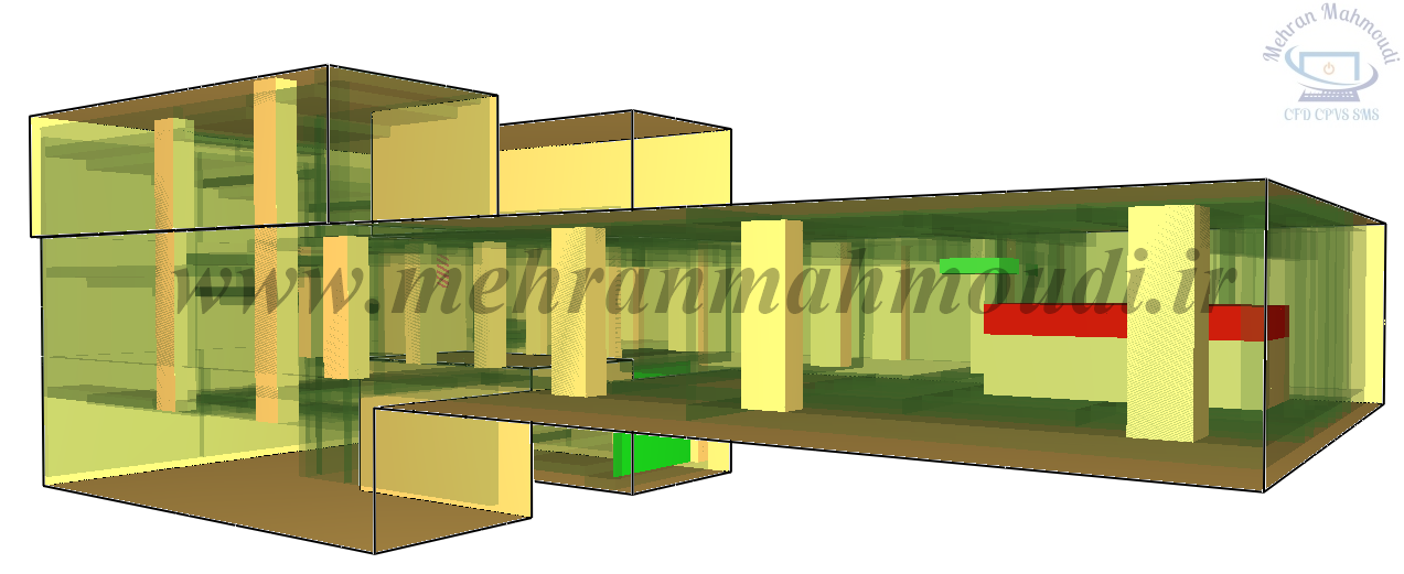 طراحی سیستم مدیریت دود پارکینگ با آنالیز CFD