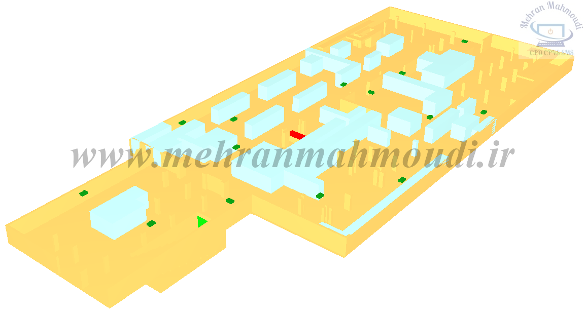 طراحی سیستم مدیریت دود پارکینگ با آنالیز CFD