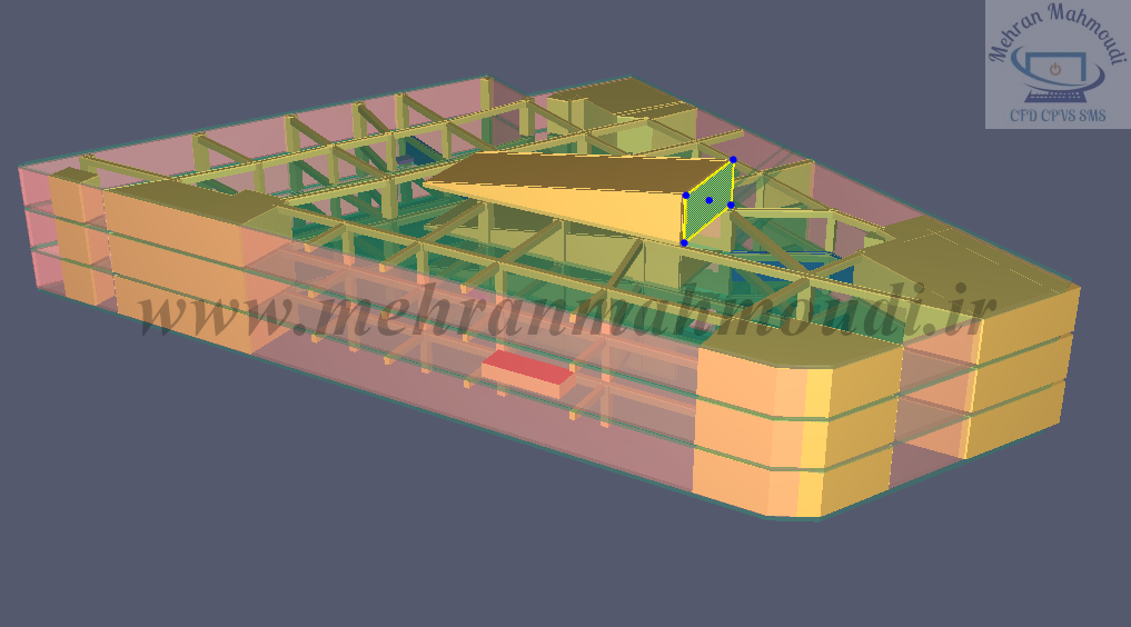 طراحی سیستم مدیریت دود پارکینگ با آنالیز CFD