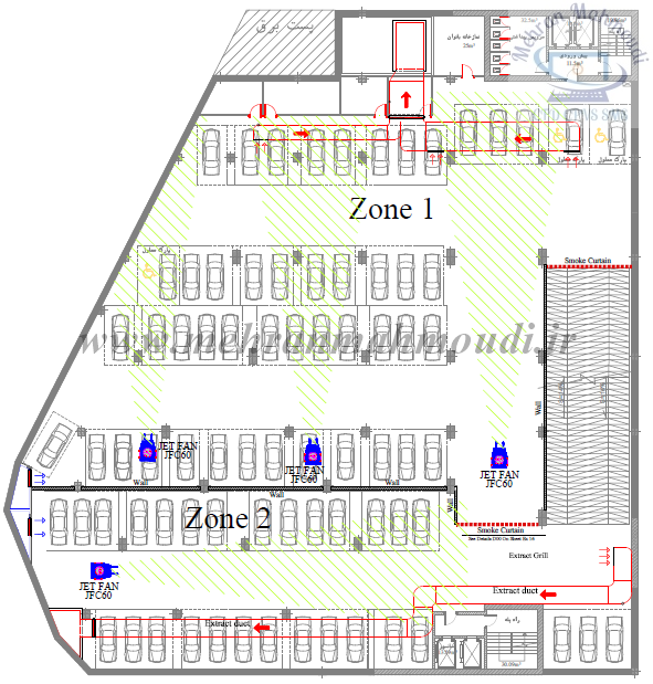 CFD modeling of ductless ventilation