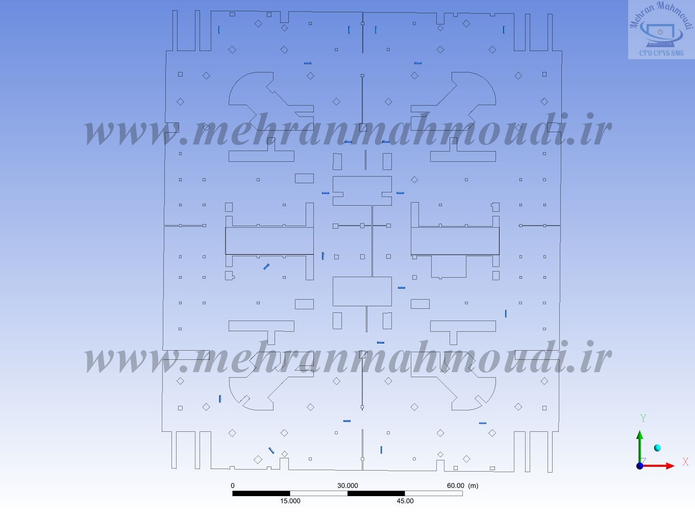طراحی سیستم تهویه پارکینگ با CFD