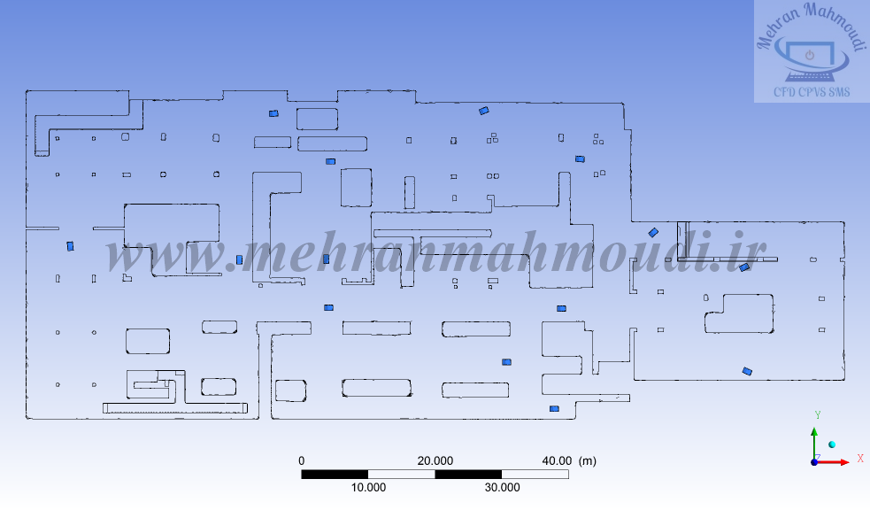 طراحی سیستم تهویه پارکینگ با CFD