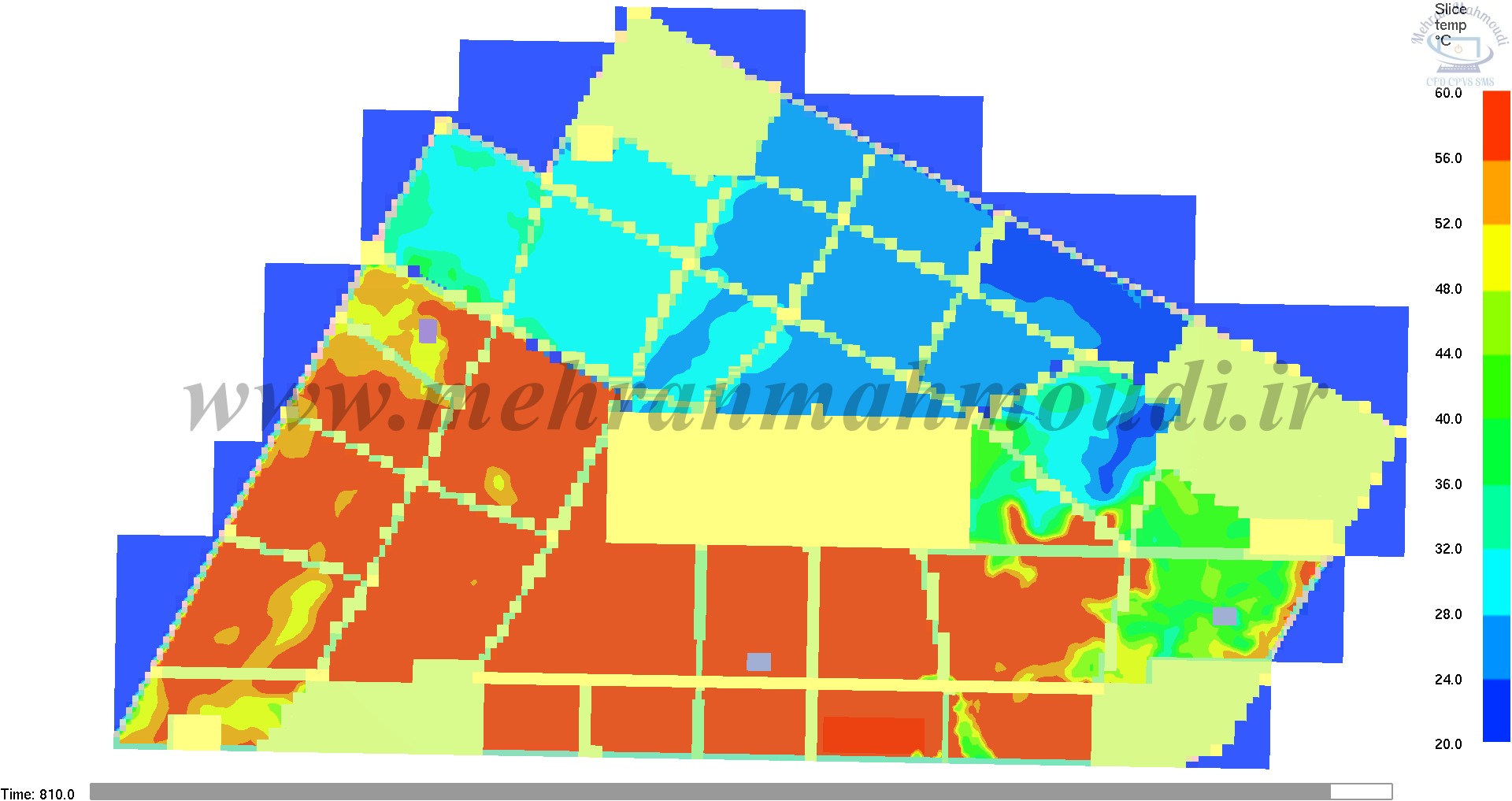 مدلسازی آتش در پارکینگ با نرم افزار پایروسیم