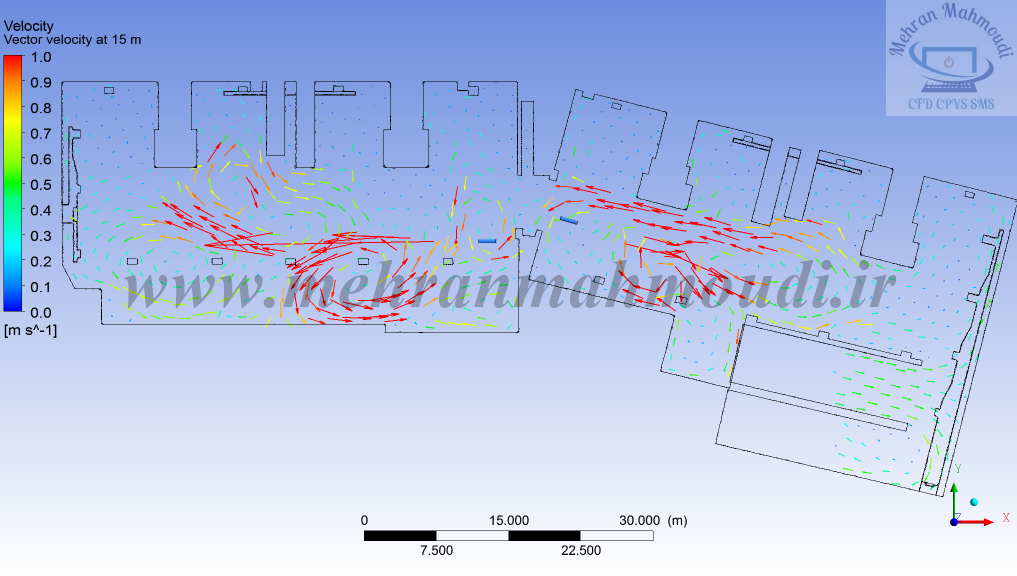 تحلیل آلاینده های خودرو در پارکینگ با استفاده از CFD