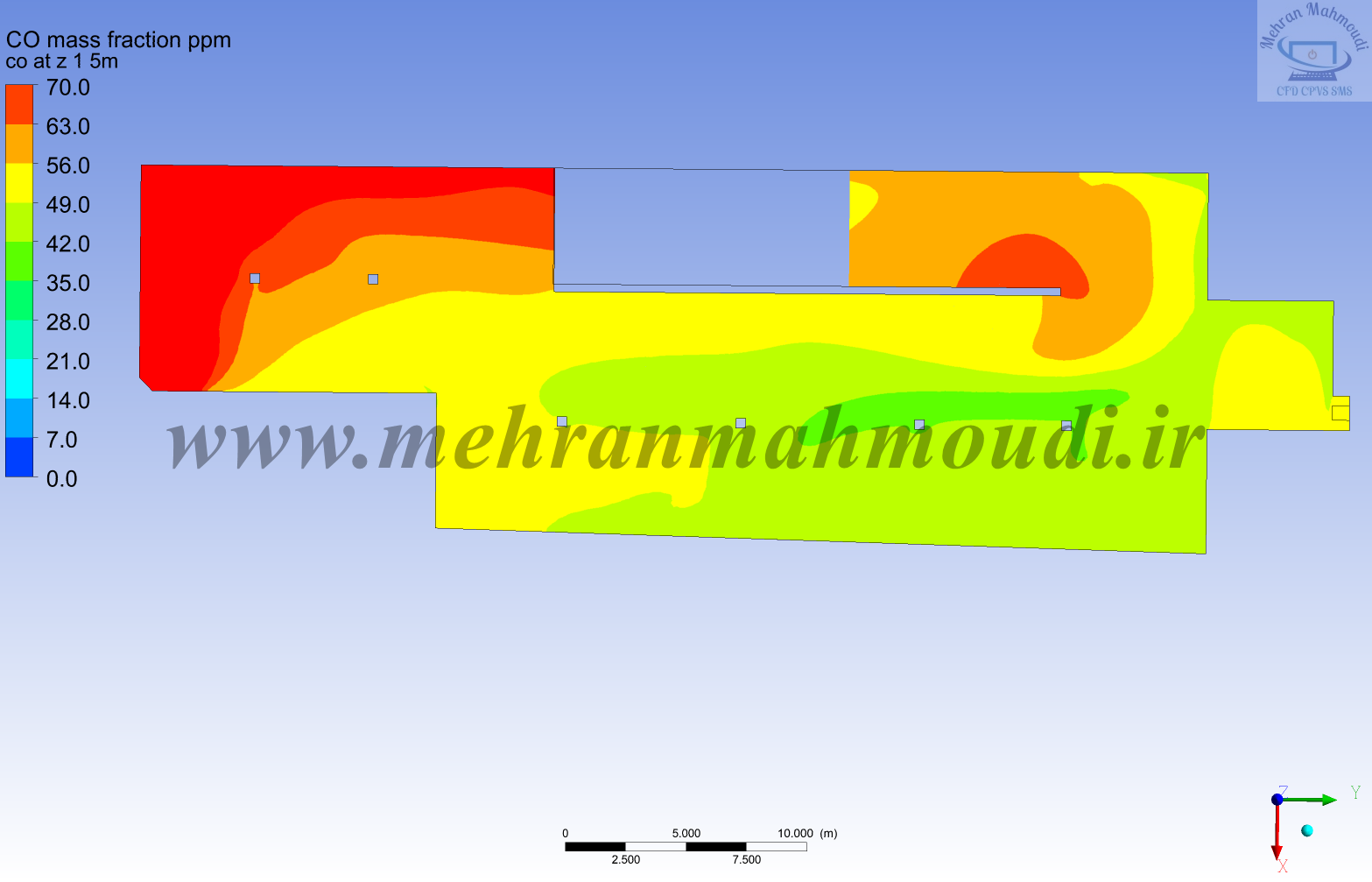 سنسور کربن مونواکسید تهویه پارکینگ