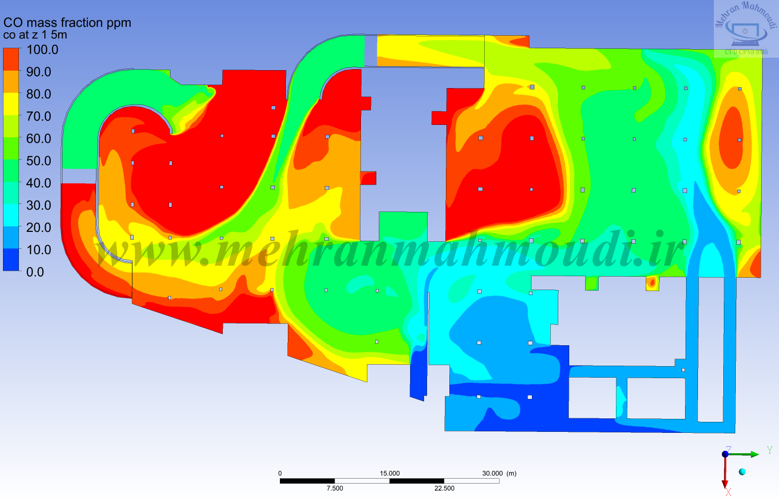 سنسور کربن مونواکسید تهویه پارکینگ