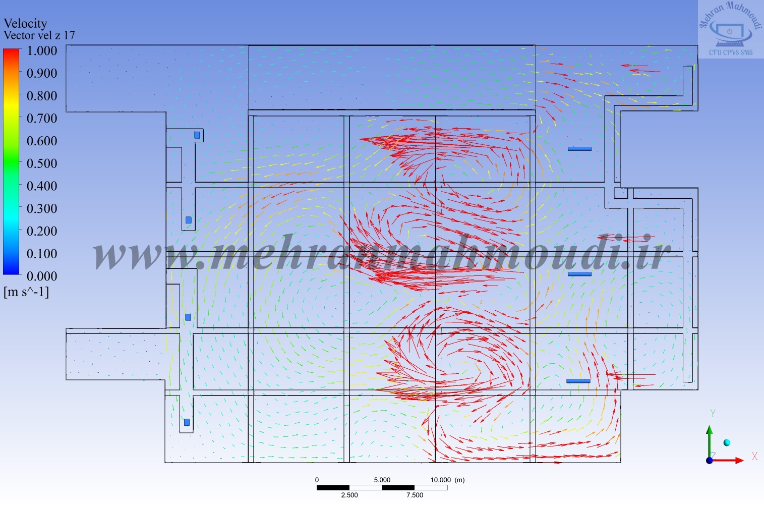 تحلیل آلاینده های خودرو در پارکینگ با استفاده از CFD