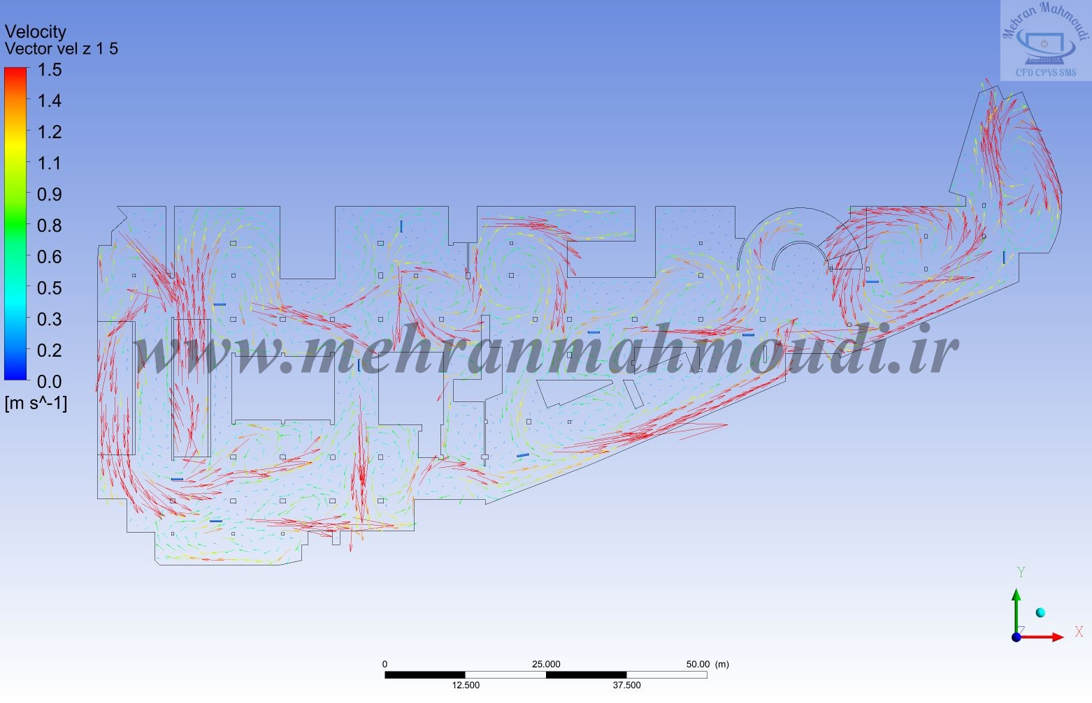 تحلیل آلاینده های خودرو در پارکینگ با استفاده از CFD
