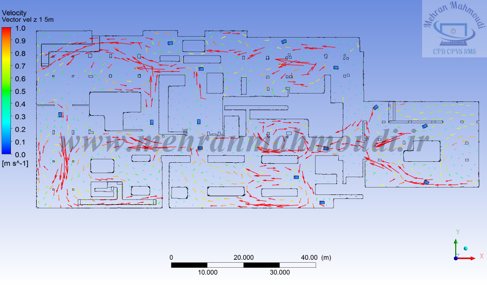 تحلیل آلاینده های خودرو در پارکینگ با استفاده از CFD