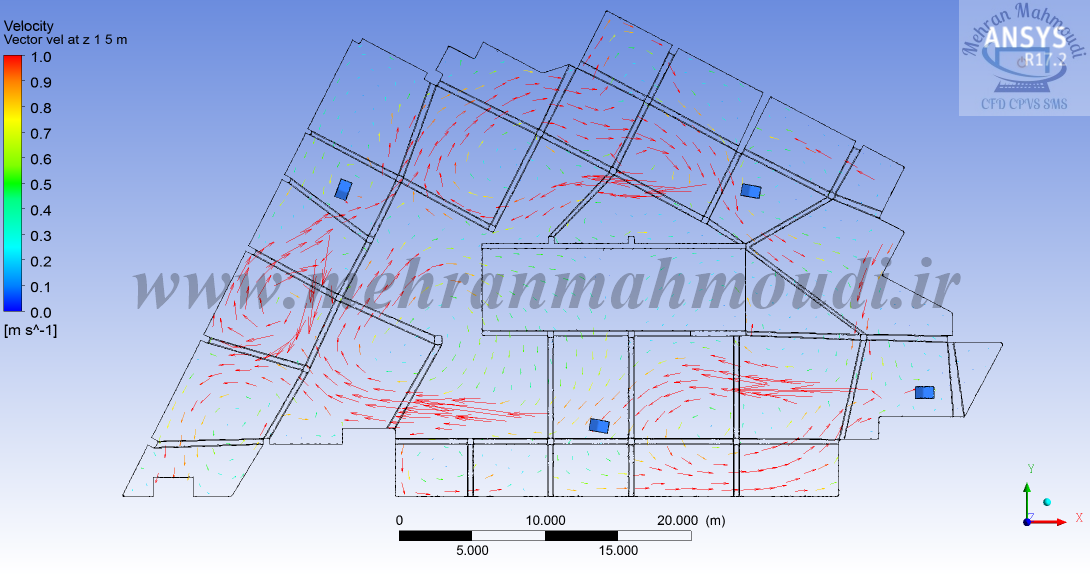 تحلیل آلاینده های خودرو در پارکینگ با استفاده از CFD