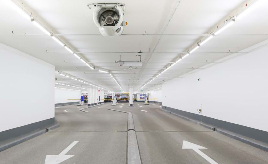 parking garage ventilation system